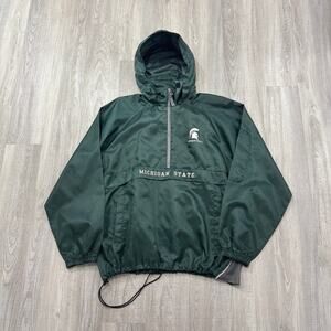 Vintage Green Hooded Jacket